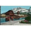 Switzerland PC - Luzern - Kapelbrucke und Pilat...