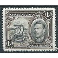 Grenada 1938 SG154 1d Black & Sepia Mounted Min...