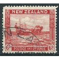 New Zealand 1936 SG585 6d Scarlet Fine Used .. ..