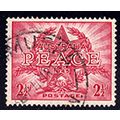 Australia 1946 Peace 2 1/2d Used Stamp