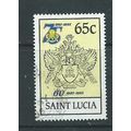 st.lucia stamps sg779 used sg 779