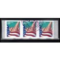 Used 3281 33c U.S. Flag Over City Fine PNC 2222...