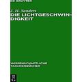 Wissenschaftliche Taschenbacher Die Lichtgeschw...