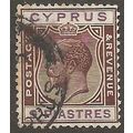 Cyprus 1924 SG113 9pi Brown & Purple Fine Used . .