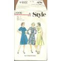 Style 2205 Sewing Pattern Misses' Dress Back Zi...