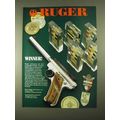 1994 Ruger Competition Model .22 Pistol Ad - Winner!