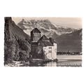 CHATEAU de CHILLON, LAC LEMAN, SWITZERLAND unus...