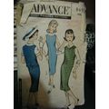 Vintage Advance 8695 Sub Teen Jumper& Blouse Pa...