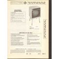 TRAV-LER model 621-2xU TV television receiver S...