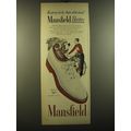 1950 Mansfield Benton Shoes Ad - For young buck...