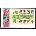 FDC Gamm 1757 13c Souvenir Sheet (Cachet-U/A) B...