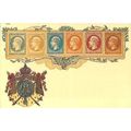 French Stamps Embossed Postcard 1980 unused VGC