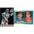 Two 1987 Fleer Fernando Valenzuela cards #631, ...