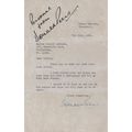 Donald Peers Old Blackpool 1969 Double Hand Sig...