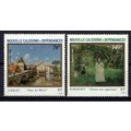 New Caledonia 551-552 MNH Paintings Bridges Wom...
