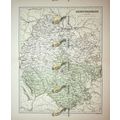 Herefordshire, England, Map, Book Illustration ...