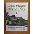 1972 FORMULA 1 GRAND PRIX OF EUROPE PROGRAMME +...