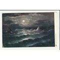 1492 EASTBOURNE Gale Rough Sea Tuck Oilette Pos...