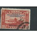 canada sg330 sg 330 used regina overprint