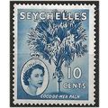 Sarawak 1956 SG176a 10c Chalky Blue Mounted Min...