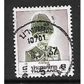 THAILAND 1988 8b KING RAMA IX GREEN AND BROWN S...