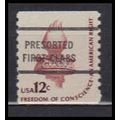 1816a 12c Liberty Torch Fine MNH Dry Gum PreSor...