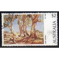 Australia 1974 Paintings - Red Gums of the Far ...