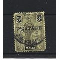 Malta.SG149 3d Black/Yellow.Fine Used.Apr25b