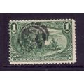 USA 1898 SG 291 1c GREEN FATHER MARQUETT ON THE...