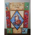 50th birthday card - You're 50 Today! - 06