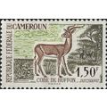 CAMEROON, MAMMAL, Kob, green & brown 1962, 1.50F