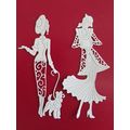6 x Tattered Lace Die Cuts Winter Stroll & Wint...