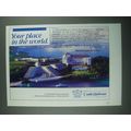 1987 Marriott's Castle Harbour Resort Ad - Your Place in the World