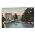 Alfreton Hall from the Lake Postcard Derbyshire