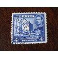 Cyprus 1951 King George VI definitive 4pi fine ...