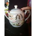 Kutani Lidded Sugar Bowl