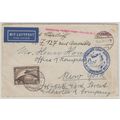 Mi: 424 used Diepholz 15.5.1929- New York