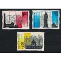 Netherlands Industrial Buildings 3v 1987 MNH SG...