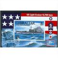 Gibraltar 58 ship USS Philadelphia mint card