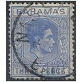 Bahamas 1943 SG154a 3d Blue Fine.Used