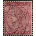 NATAL, Queen Victoria, red 1884, 1d, #3