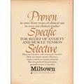 wallace laboratories 1959 miltown proven specif...