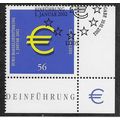 GER 2002 56c 'NEW CURRENCY' (CORNER MARGIN) FIN...