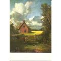 Art JOHN CONSTABLE Cottage in a Cornfield Postc...