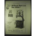 1922 Oliver Ball Bearing Motor Shaft Band Saw Ad