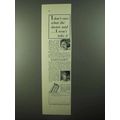 1931 Kellogg's Tasteless Castor Oil Ad - I Don'...