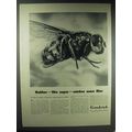1937 Goodrich Rubber Ad - Like Sugar Catches Mo...