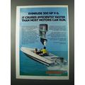 1976 Evinrude 200 Outboard Motor Ad - Efficiently