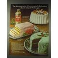 1978 Karo Corn Syrup Ad - Fluffy Frosting