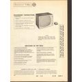 SENTINEL model 1U-11xx 211xx TV television Sams...
